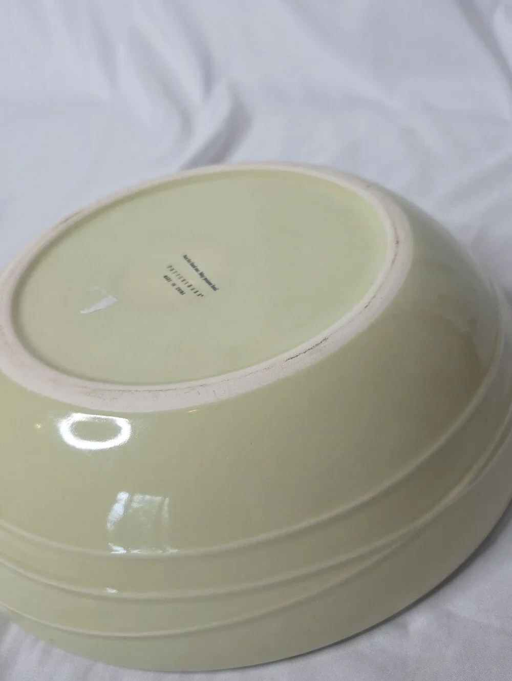 Pottery Barn Lime Green Decorative Bowl